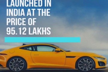The all new Jaguar F-Type Launched in india at the Price of 95.12 Lakhs.