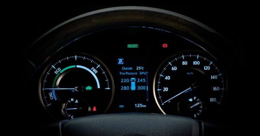 New Toyota Vellfire Speedometer